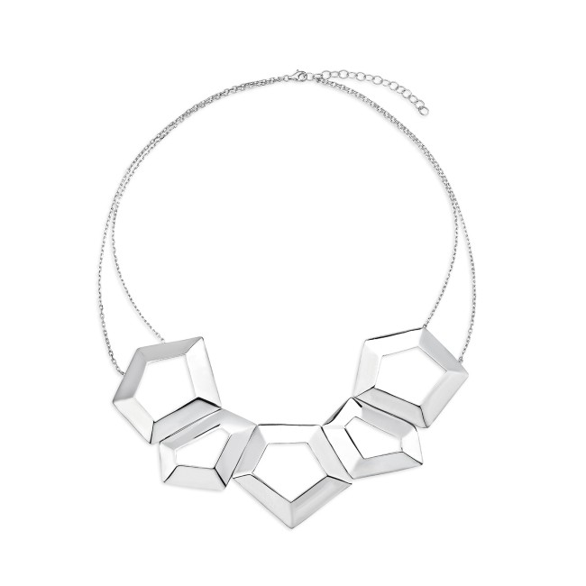 Amorphose Silver Necklace - Thumbnail