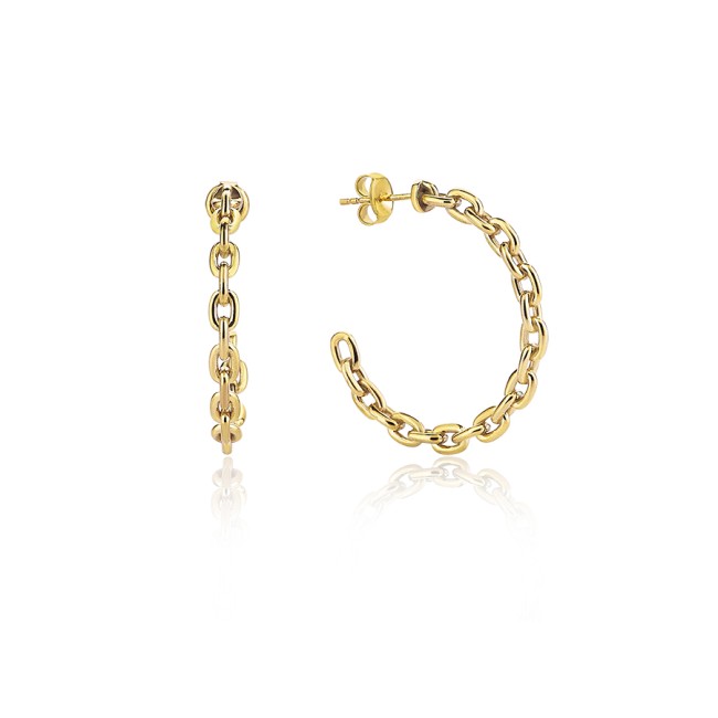 Princess Gold Earrings - Thumbnail