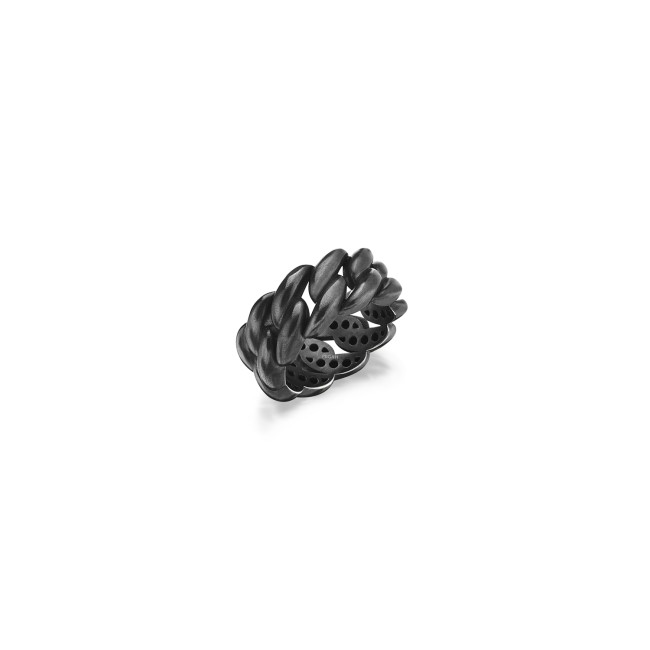 Teenage Collection - Bonsai Siyah Gümüş Yüzük