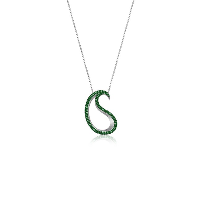 Botte Silver Big Necklace - Thumbnail