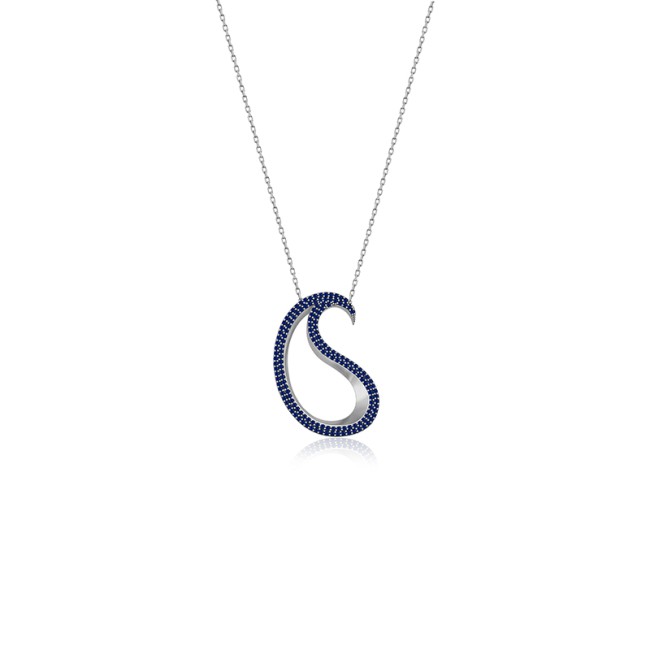 Botte Silver Big Necklace - Thumbnail