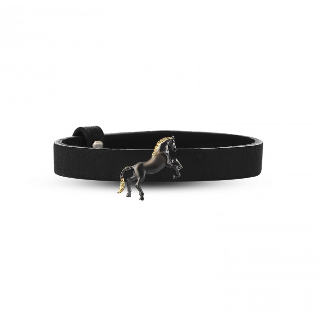 Horse Collection - Horse Leather Silver Bracelet