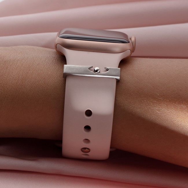 Single Pieces Collection - Eye Apple Watch Silver Accessory