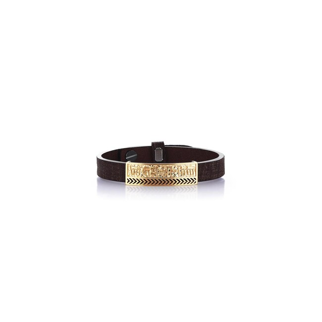 Farvahar Collection - Farvahar Ahuramazda Leather Wristband