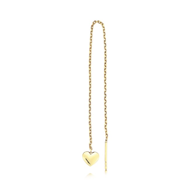 Teenage Collection - Gold Heart Earring