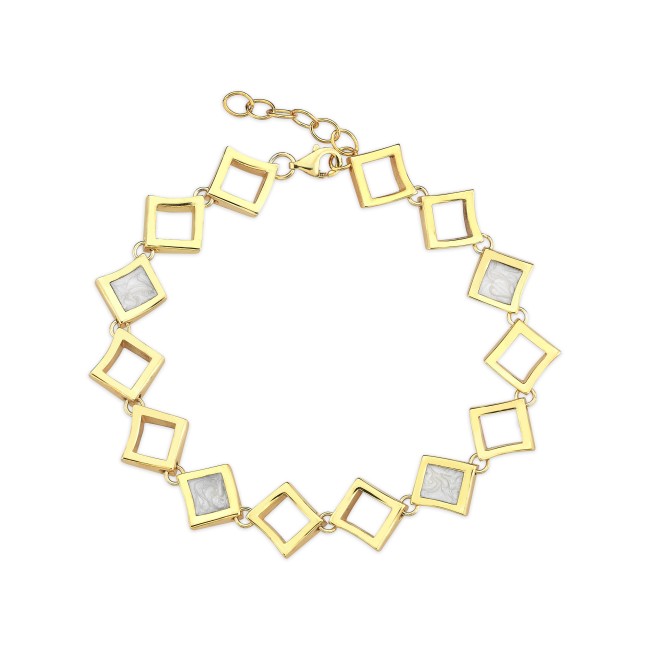 Gold Noghteh Bracelet - Thumbnail