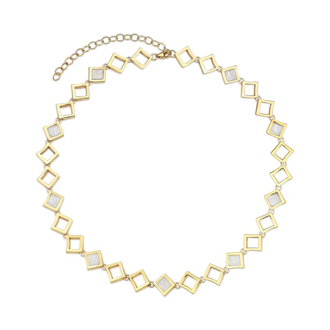 Noghteh Collection - Gold Noghteh Choker (1)