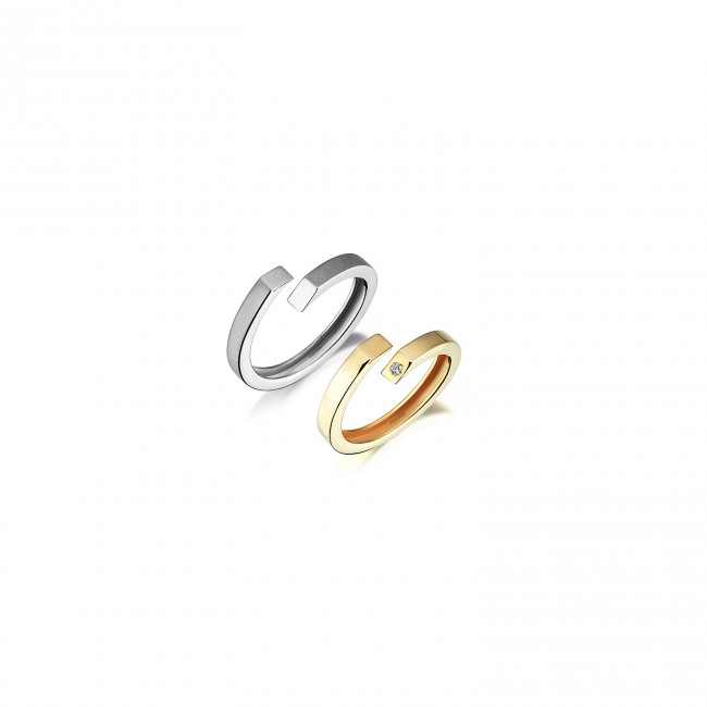 Lava Infinite Love Couple Ring - Thumbnail