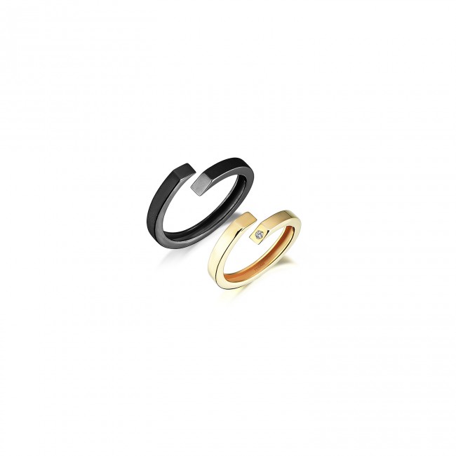 Lava Infinite Love Couple Ring - Thumbnail