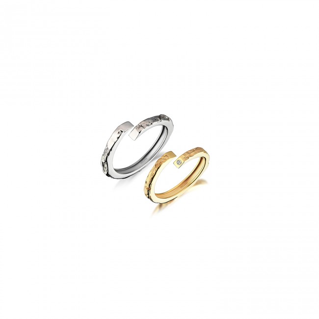 Lava Infinite Love Couple Ring - Thumbnail