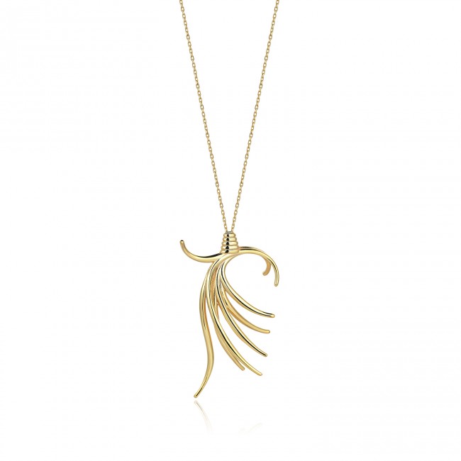 Rumi Sama Gold Necklace - Thumbnail