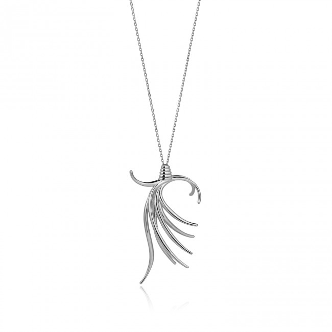 Rumi Sama Silver Necklace - Thumbnail