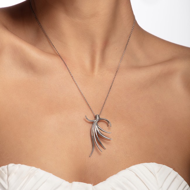 Rumi Collection - Rumi Sama Silver Necklace