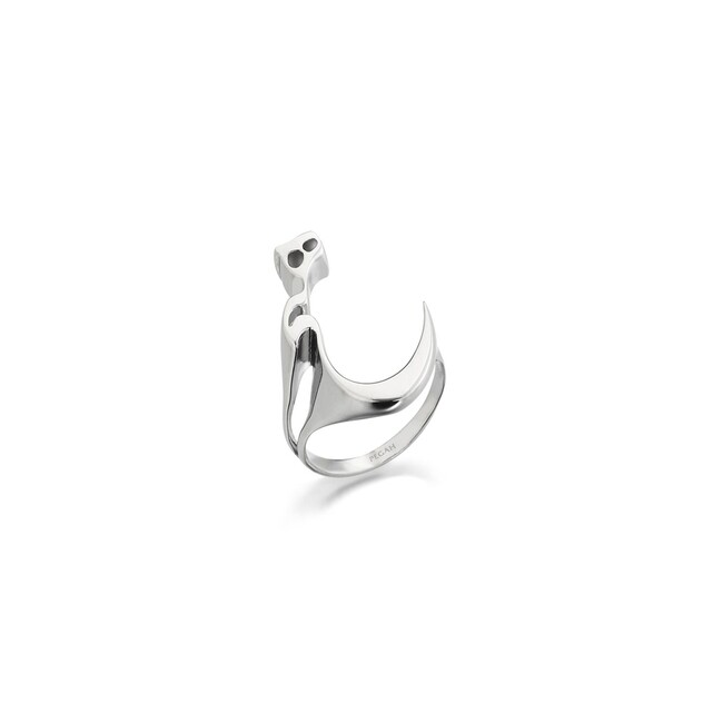 Rumi Collection - Rumi Heech Large Silver Ring