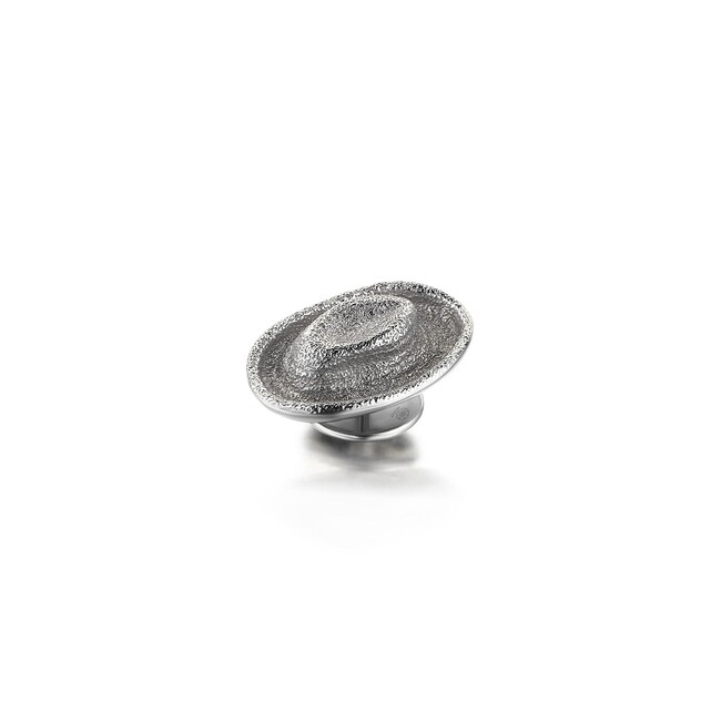 Avni Lifij Small Hat Silver Pin - Thumbnail