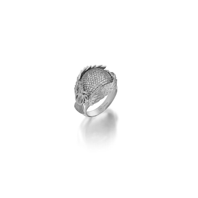 Farvahar Collection - Silver Farvahar Fire Ring