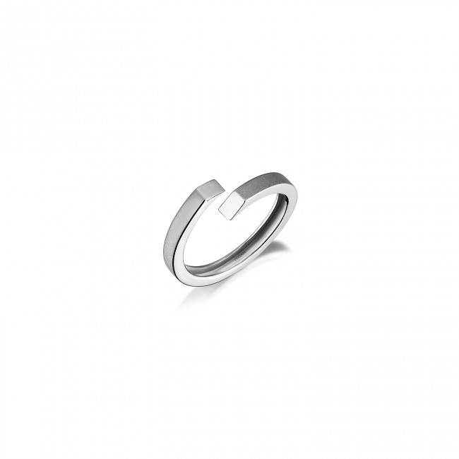 Lava - Infinity Silver Ring