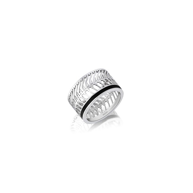 Rumi Collection - Rumi Jan Life Enamel Silver Ring