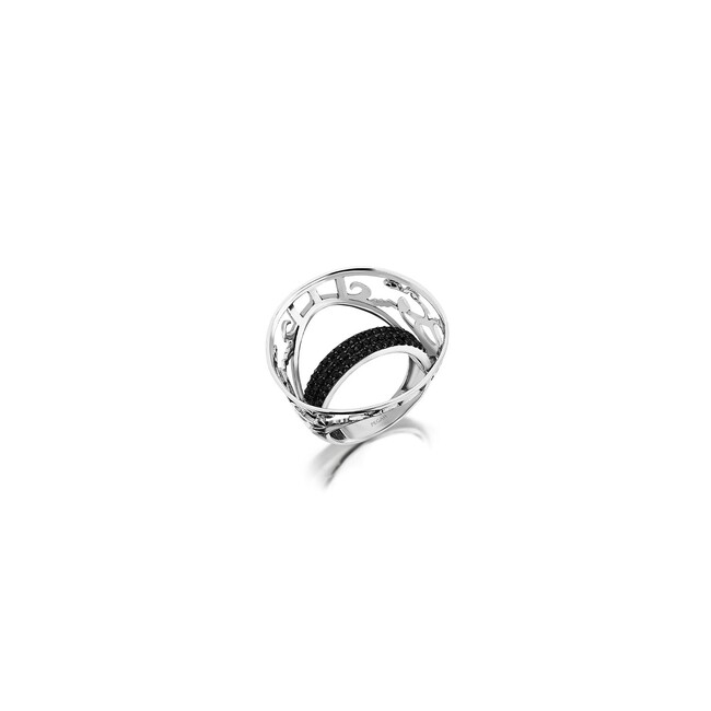 Rumi Collection - Rumi Love Eshgh & World Silver Ring