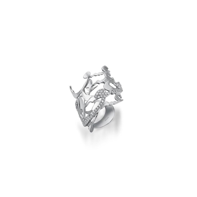 Rumi Love Eshgh Stone Silver Ring - Thumbnail