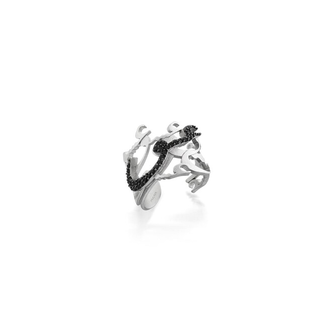 Rumi Collection - Rumi Love Eshgh Stone Silver Ring