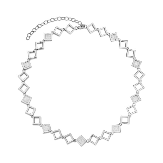 Noghteh Collection - Silver Noghteh Choker