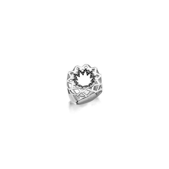 Shams Collection - Shams Stone Silver Ring (1)