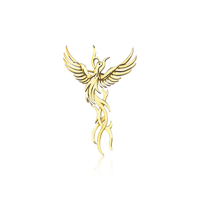 Simorgh / Phoenix Brooch - Thumbnail