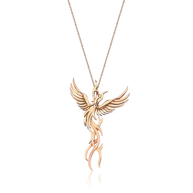 Simorgh / Phoenix Necklace - Thumbnail