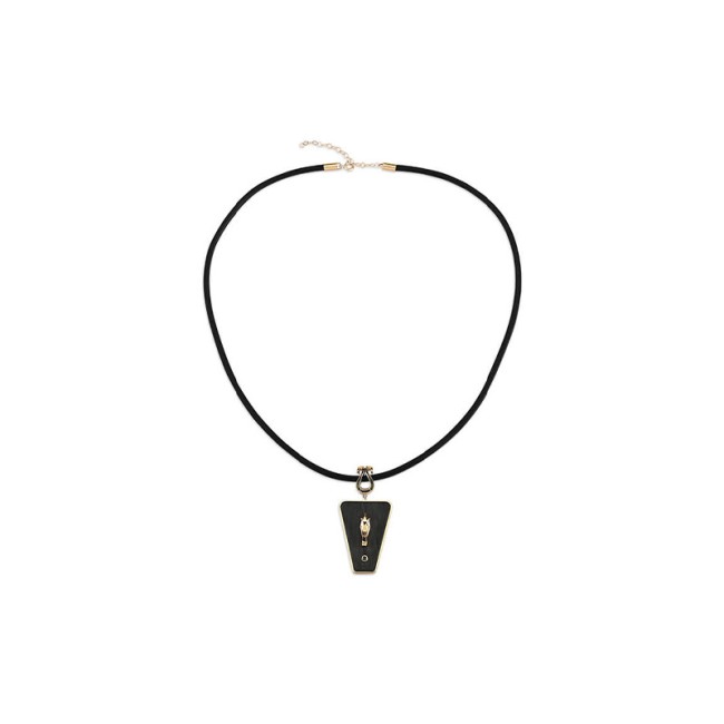 Horse Collection - Shabdiz Horse Leather Gold Necklace