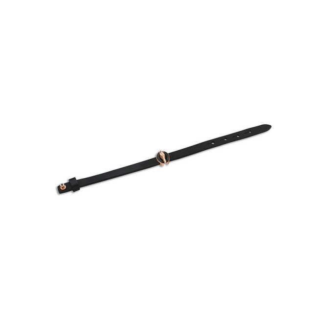 Shabrang Horse Leather Gold Wirstband - Thumbnail